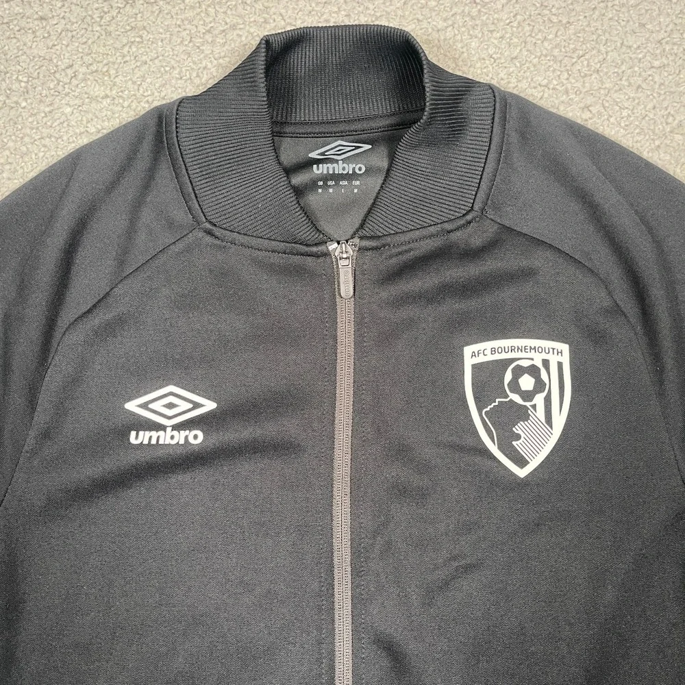 Umbro FC‎ Bournemoth Track Jacket Mens L Black Training Soccer Football City